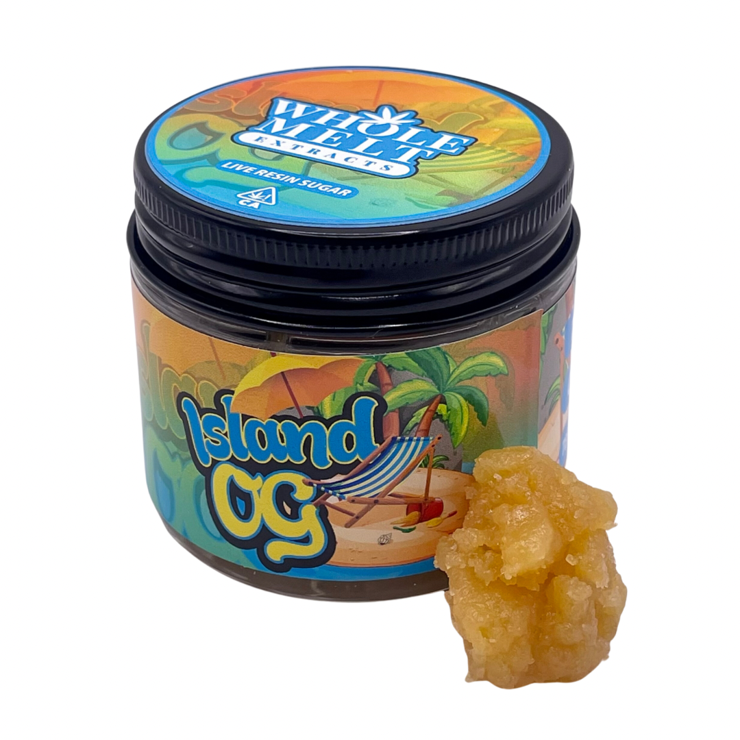 image_879b52c2-bbe9-485e-ac50-143180471a52_5000x Whole Melt Extracts - Island OG - Live Resin Sugar 1oz - Image 1