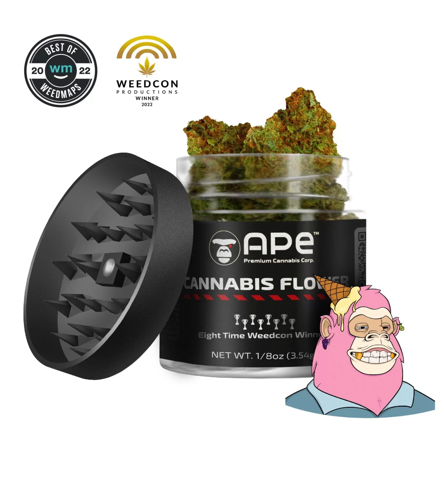 Grapes-and-Cream-1430x1536.jpg APE - GRAPES AND CREAM — Premium Flower (3.5g) - Image 1