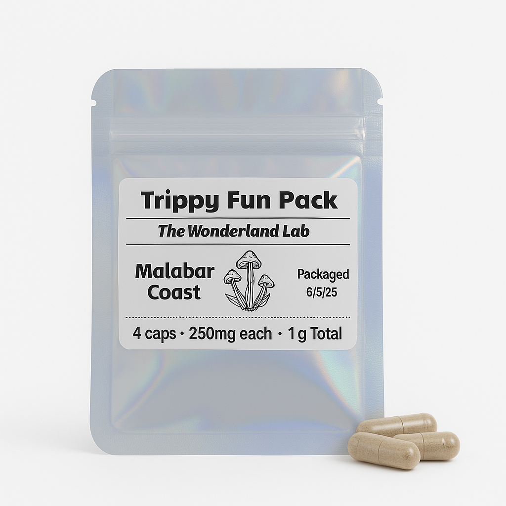 A1387B0E-575A-4958-AA2B-0C2BEF0D3B3C The Wonderland Lab - Trippy Fun Pack (Malabar Coast) -Magic Blend 1g - Image 1