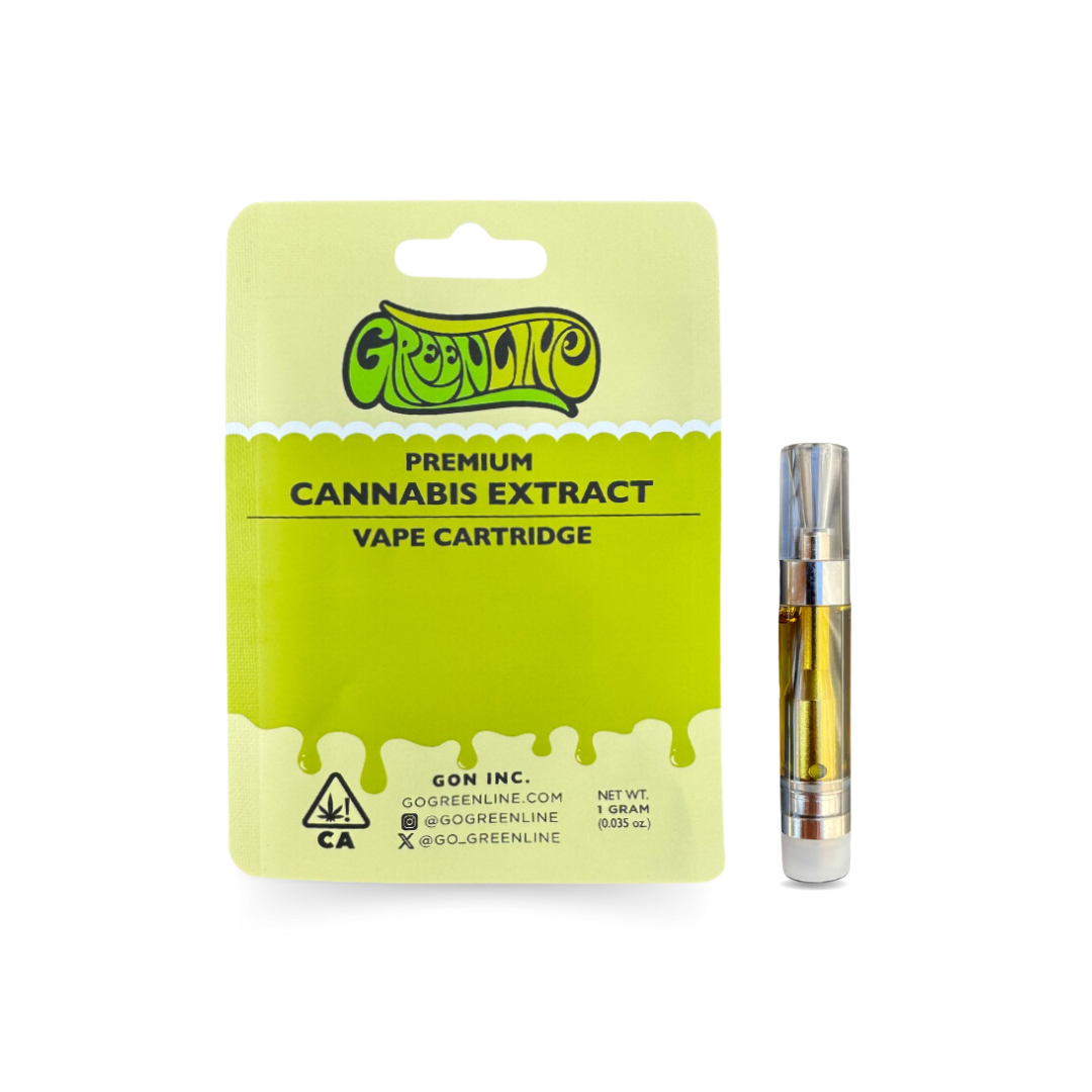New Vape Cart Package - Light Green-1746204115 Greenline - God's Gift - Vape Cart - 1G - Image 1