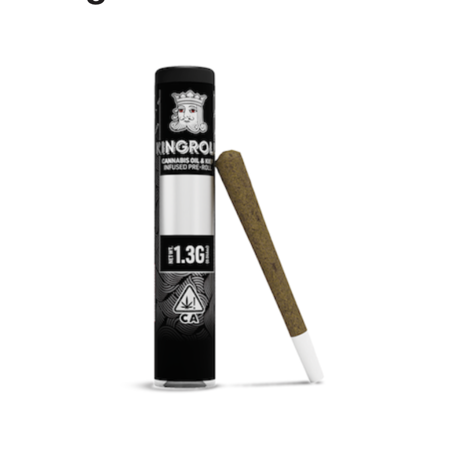 Screenshot 2025-07-31 at 4.17.31 PM KINGROLL - King Louis XIII x Queen Z | Infused Joint | 1.3g - Image 1