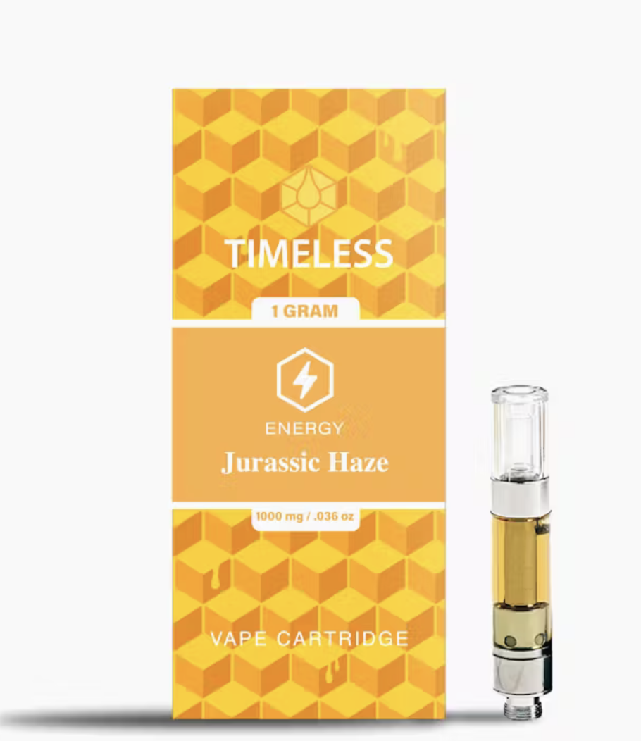 Screenshot 2025-07-31 at 5.22.55 PM Timeless - Cartridge - Energy - Jurassic Haze 1g - Image 1