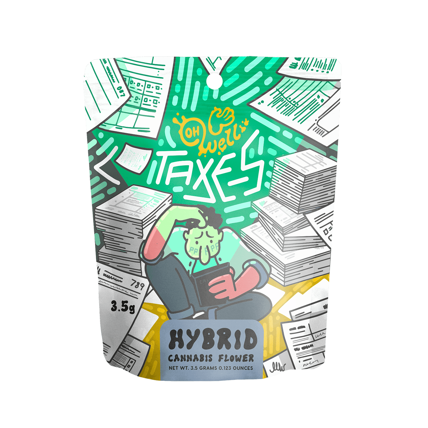 76023a4244166ed9_89196262-e554-4b5b-b089-df2d98621659 Oh Well - Taxes - Flower 3.5g - Image 1