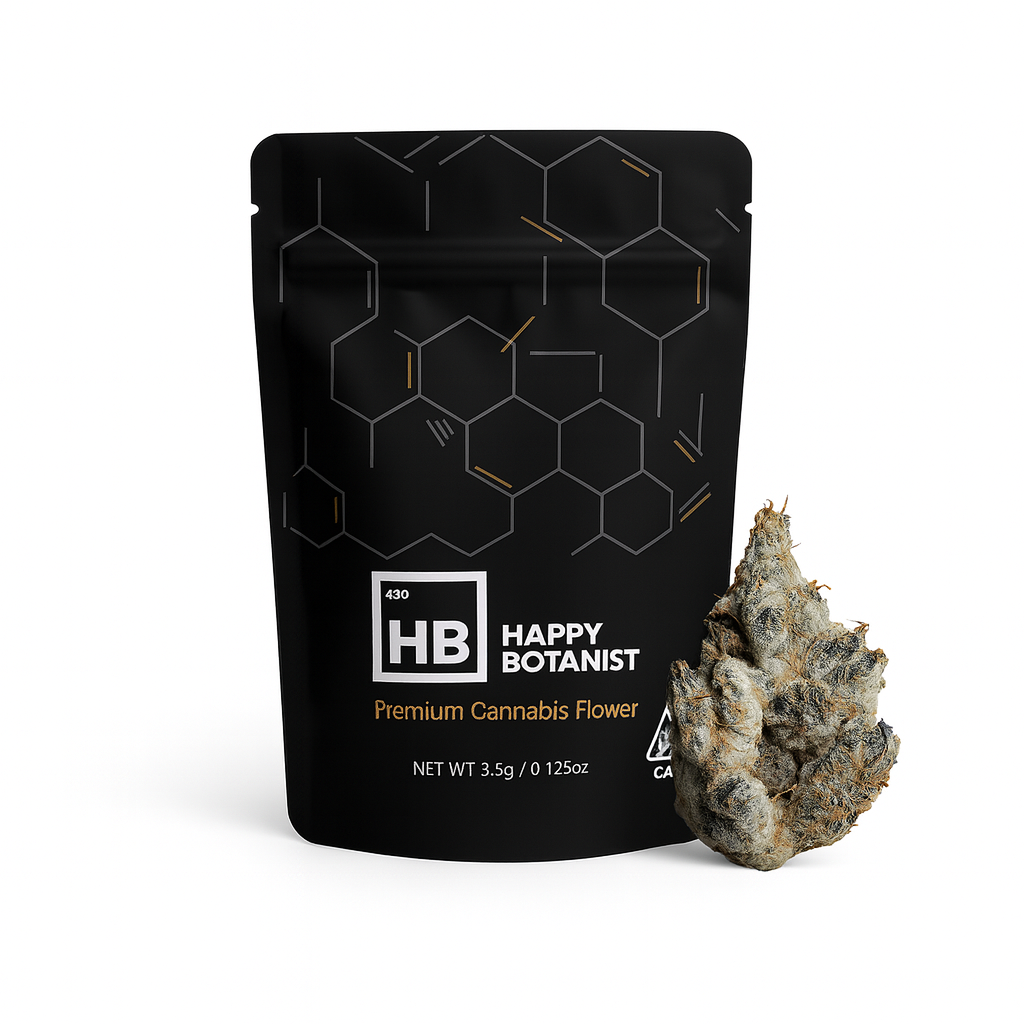 Copilot_20251029_50448 pm Happy Botanist - FKAFL (Rare Exotic Hybrid) - Premium Cannabis Flower 3.5g - Image 1