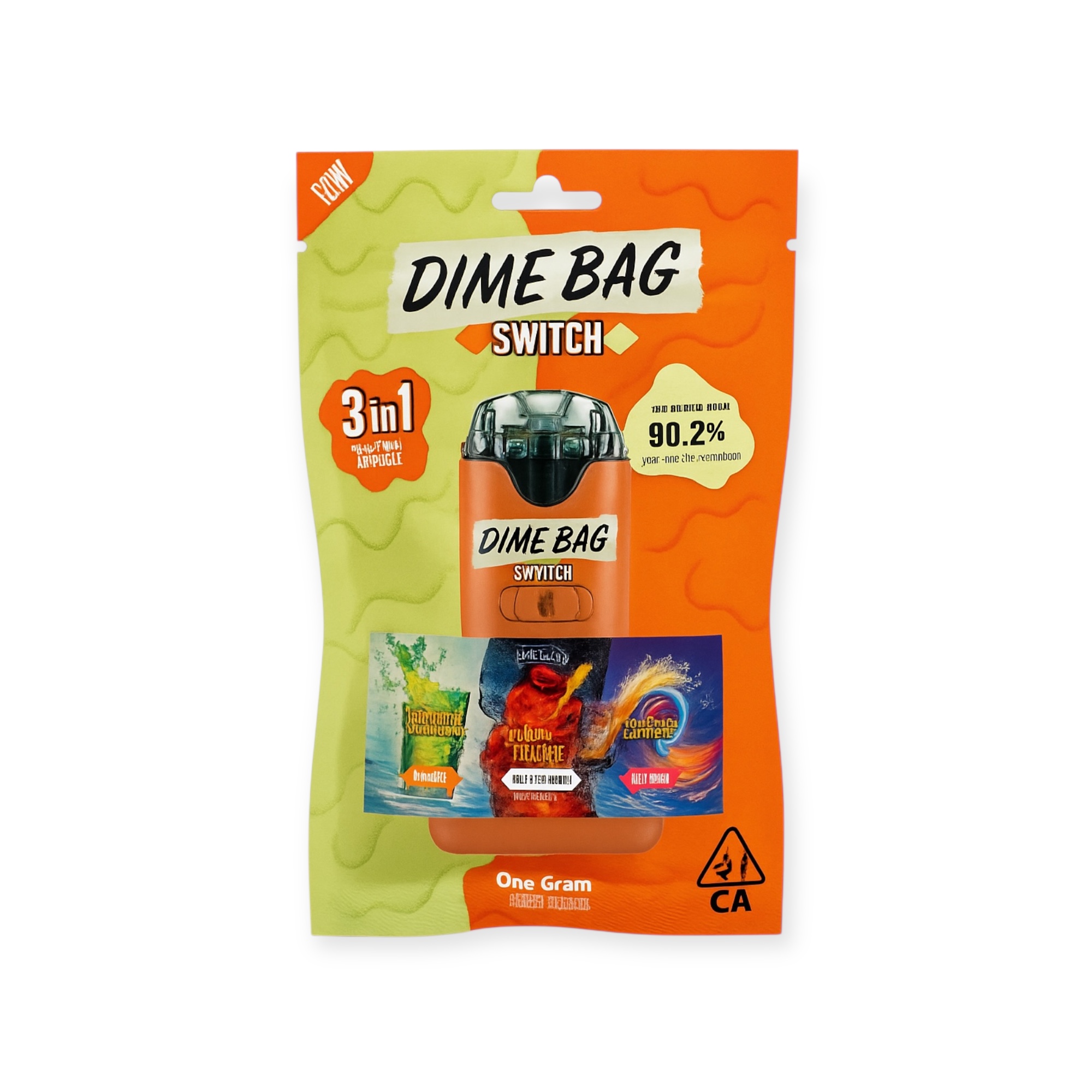 Photoroom_20250917_133921 Dime Bag - Disposable 3in1 - Cherry Limeade/Cherry Zlushiez/Gelato 1g - Image 1