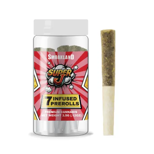 18-9f9dd4b3-ad7e-44d3-8d6c-71721147096b-500x500 Smoakland Super J 7pk - Blue Dream (S) Infused Pre-rolls 3.5g - Image 1