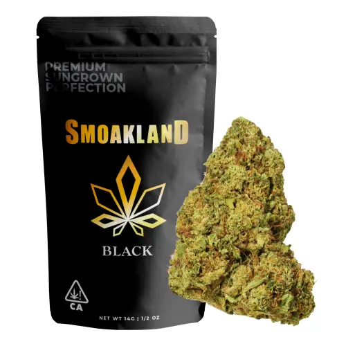 Black---0-5oz--2--13bd59b6-6dd9-49fa-a7cc-25f9f68e7684-500x500 Smoakland (Black Edition) - Gelato - Premium Cannabis Flower 1/2oz - Image 1