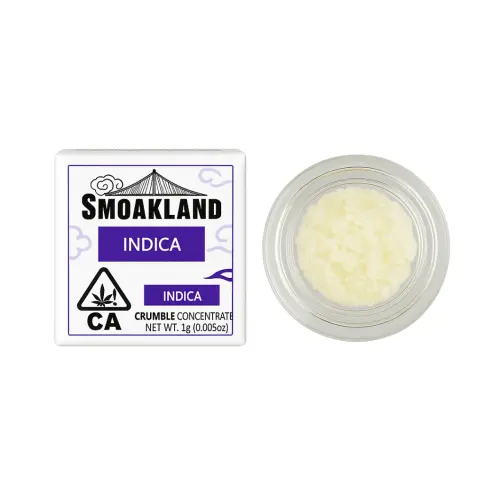 new-crumble-indica-0214940c-c3bc-499e-b1ed-3cbc99ad71ad-500x500 Smoakland Crumblz - Sherbanger (I) - 1g - Image 1