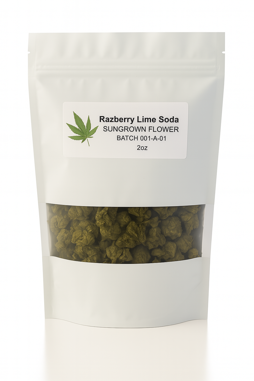 razberrylimesoda #1 OMG Production - Icy Runtz - Sungrown Flower 2oz (56g) - Image 1