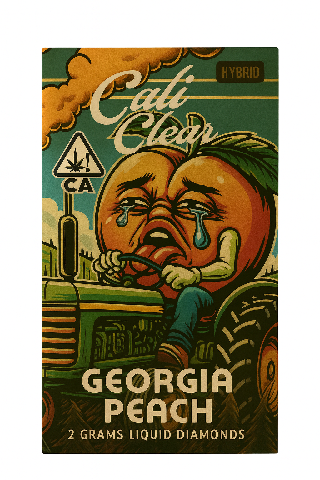 Copilot_20251118_15337 pm CALI CLEAR - Georgia Peach (Hybrid) -Liquid Diamonds Disposable 2g - Image 1