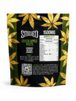 SMASHED - Green Apple Belts - Cannabis Infused Gummies THC 1500mg - Image 2