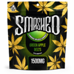 SMASHED - Green Apple Belts - Cannabis Infused Gummies THC 1500mg