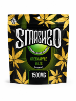 SMASHED - Green Apple Belts - Cannabis Infused Gummies THC 1500mg