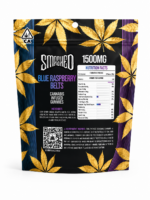 SMASHED - Blue Raspberry Belts - Cannabis Infused Gummies THC 1500mg - Image 2