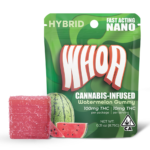 WHOA - Watermelon (Hybrid) Fast Acting Nano- Gummy 10mg THC (special 250th Birthday 50% OFF)