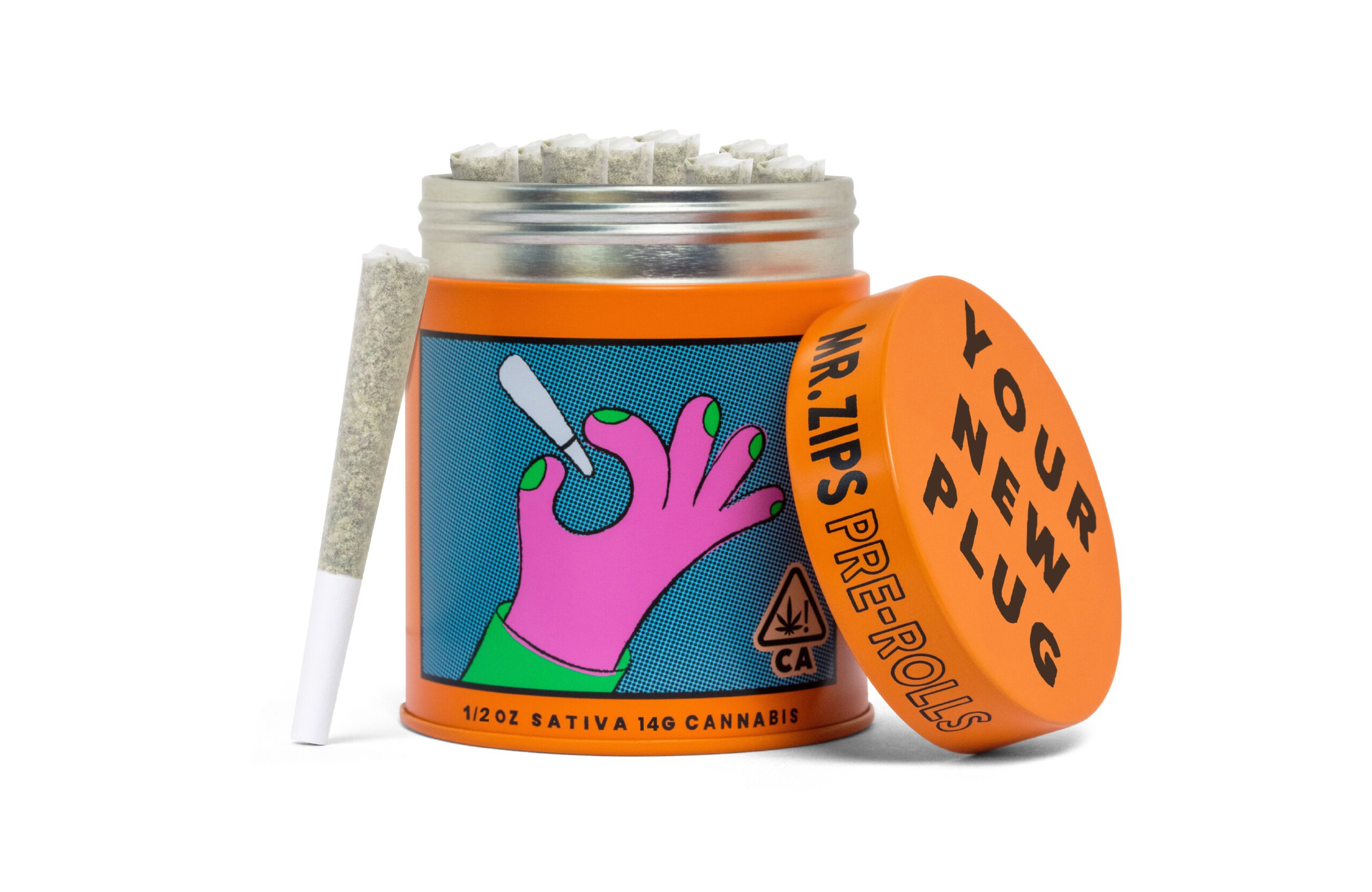 a1773666-ea32-4fd1-bd17-d1b2cb779f85 Mr. Zips - Mango Haze (Sativa) - Pre-Rolls 28-Pack 1/2oz (14g) - Image 1
