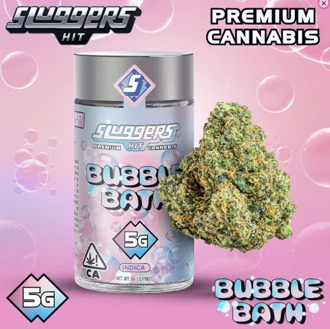 Screenshot 2026-03-30 at 1.35.44 pm Sluggers - Jarred Flower - 5g - Bubble Bath - Image 1