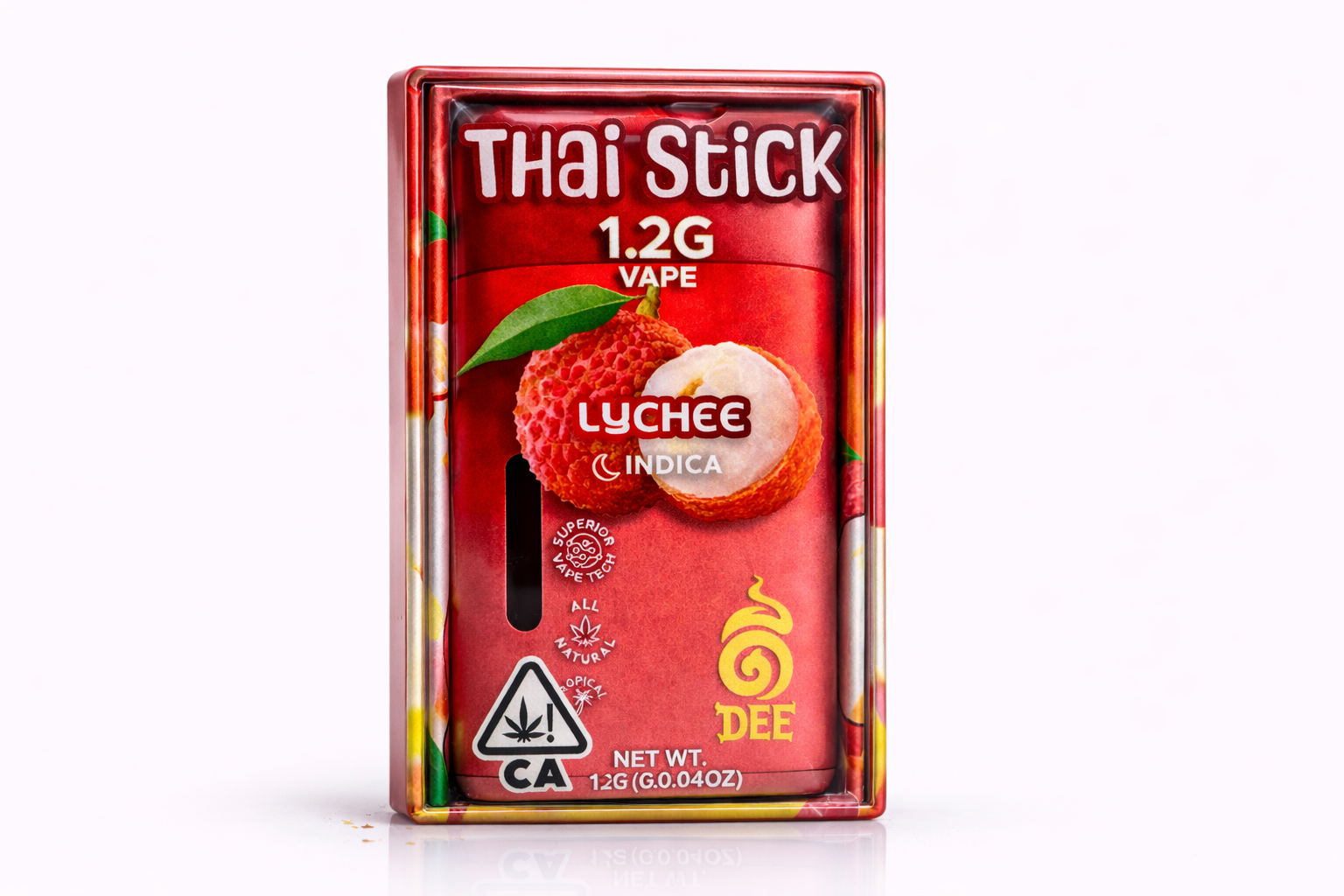 CA4E6ACF-038B-4151-A90C-408DA01B89DD Dee Thai | Lychee | Thai Stick Vape 1.2g - Image 1