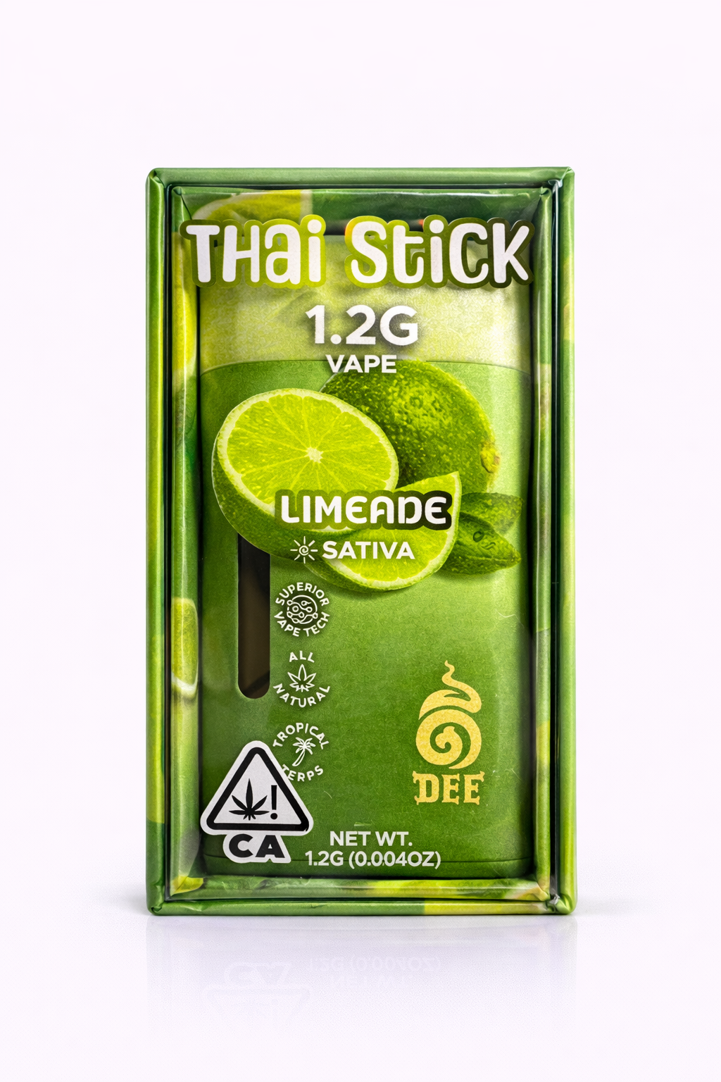 E1E8EAB0-13CD-407E-BFF1-8B96710B27AC Dee Thai | Limeade | Thai Stick Vape 1.2g - Image 1