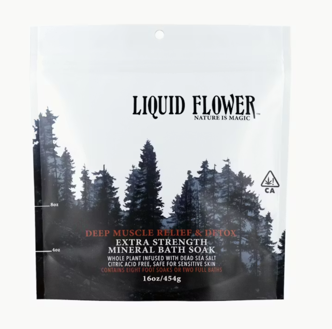 Screenshot 2026-04-18 at 5.42.34 PM Liquid Flower 16oz Deep Muscle Relief & Detox Mineral Bath Soak - Image 1