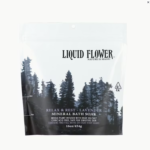 Liquid Flower 16oz Lavender Mineral Bath Soak 160mg Detox