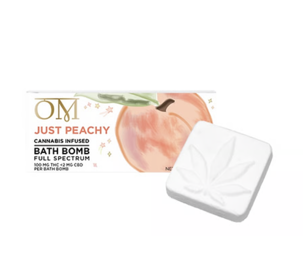 Screenshot 2026-04-19 at 3.45.12 pm OM - Just Peachy - THC Bath Bomb THC 100mg - Image 1