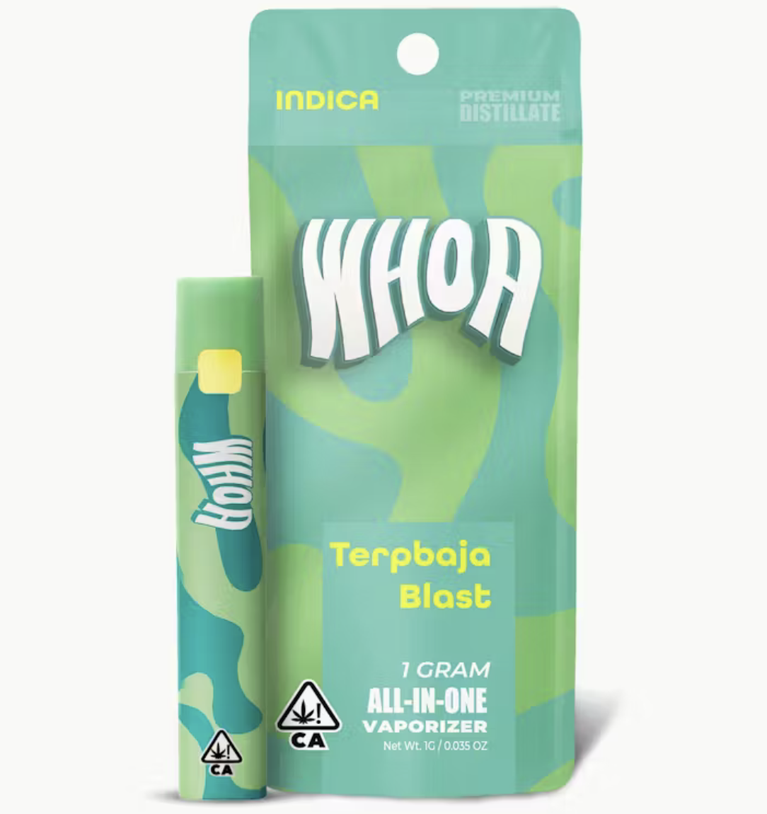 Screenshot 2026-04-19 at 4.06.44 pm WHOA -Terpaja Blast Live Resin All-In-One 1G Vape (Indica) - Image 1
