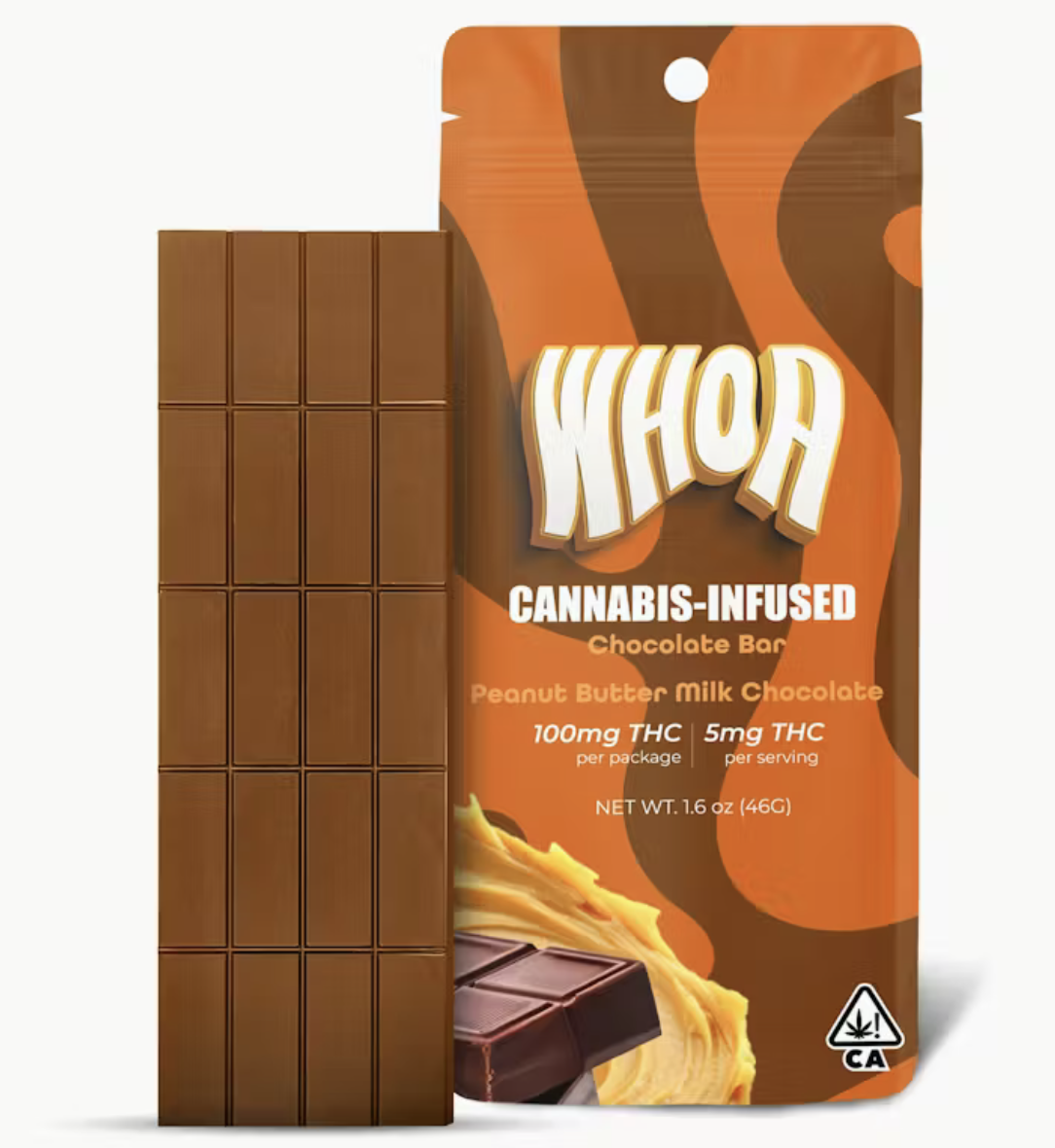 Screenshot 2026-04-19 at 4.10.57 pm WHOA - Caramel Chocolate - Chocolate Bar THC 100mg - Image 1