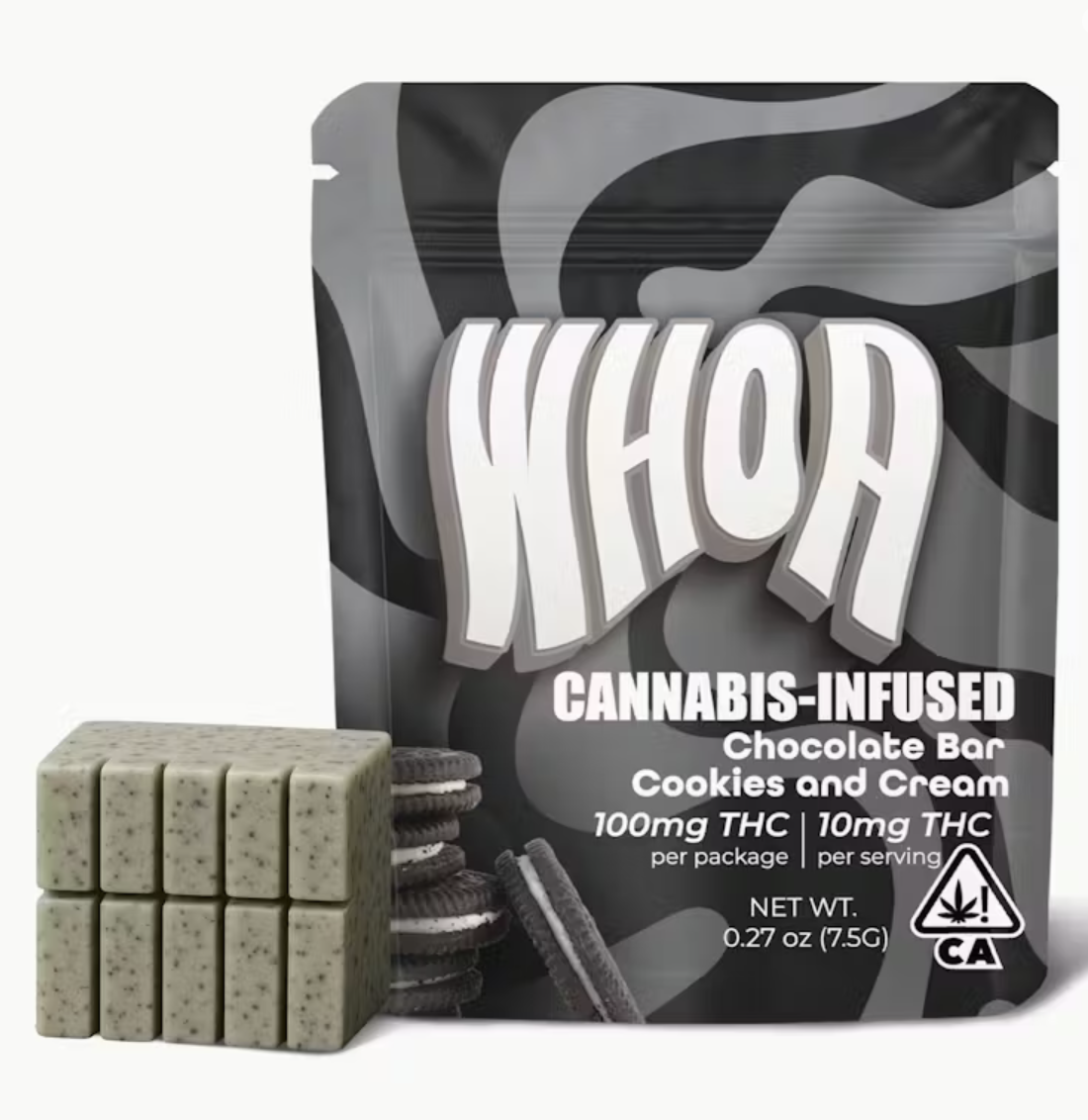 Screenshot 2026-04-19 at 4.16.39 pm WHOA - Cookies and Cream - Bite (100mg) - Image 1