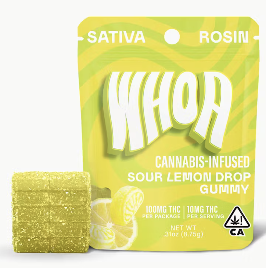 Screenshot 2026-04-19 at 4.37.08 pm WHOA - ROSIN Sour Lemon Drop Gummy Bite (100mg) - Image 1