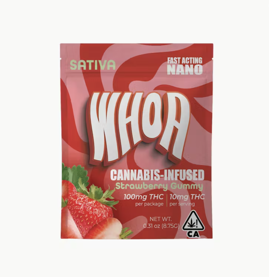 Screenshot 2026-04-19 at 4.45.34 pm WHOA - Strawberry Gummy - Bite (100mg) - Image 1