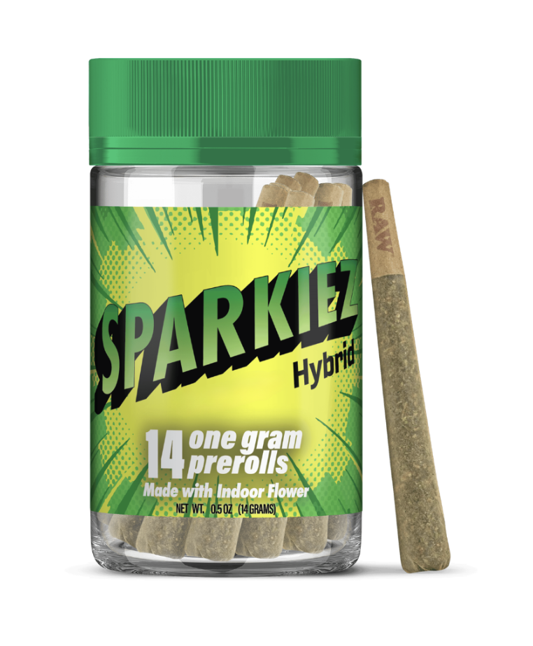 Screenshot 2026-05-01 at 3.06.17 pm Sparkiez 14 Gram Pre-Roll Pack - Gelato (Hybrid) - Image 1
