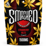 SMASHED - Strawberry Belts - Cannabis Infused Gummies THC 1500mg