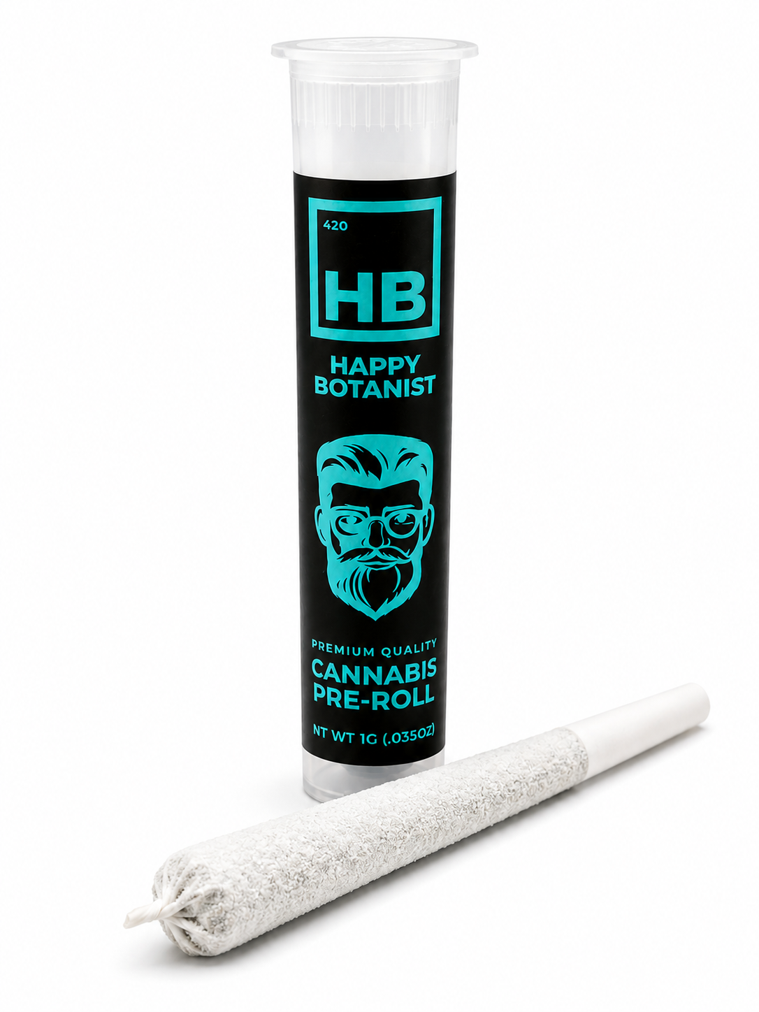 E6EBF005-FA0E-4599-B184-03E23D66F523 *Happy Botanist - Sour Diesel (Sativa) - Diamond Infused Premium Pre-Roll 1g - Image 1