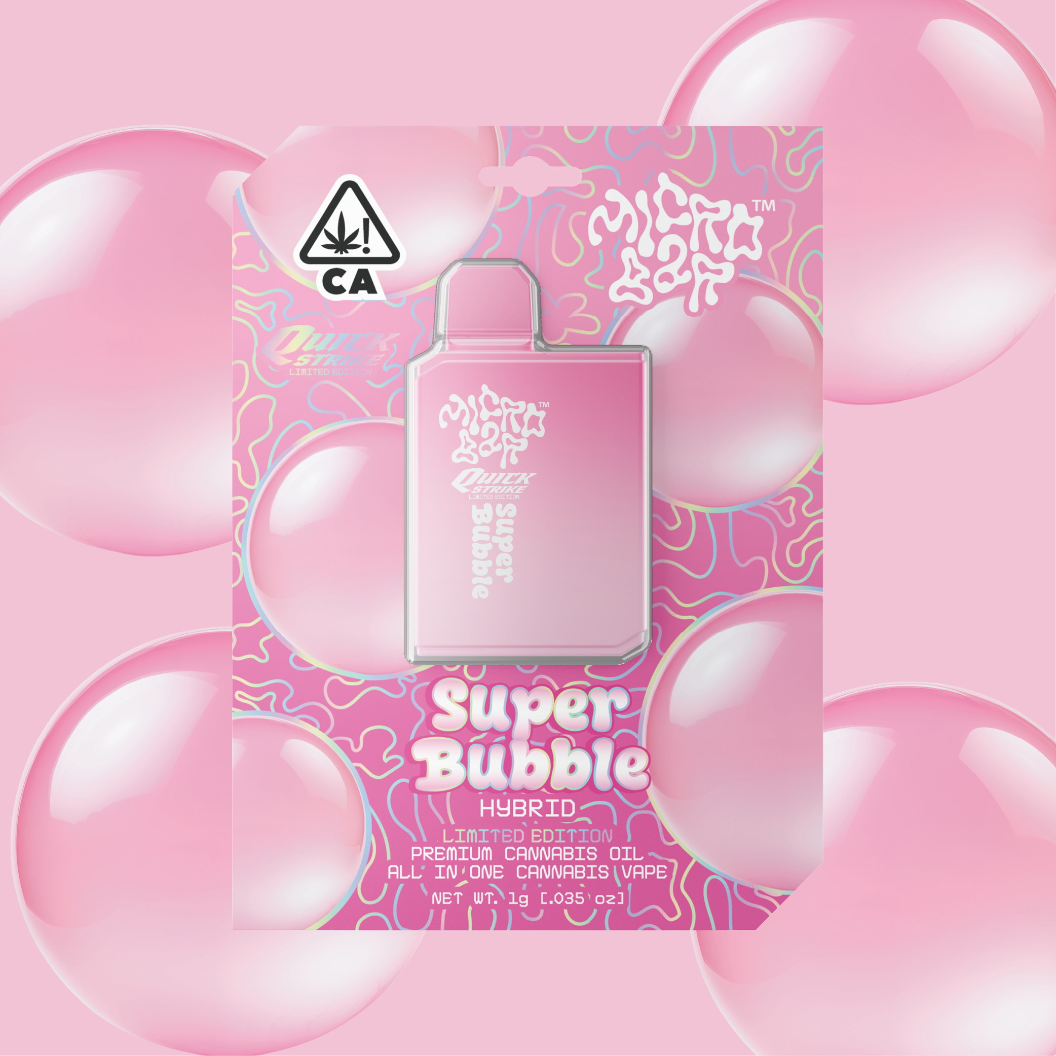 MicroBar - Super Bubble-1778258993 MicroBar - Super Bubble - 1g AIO Vape - Image 1