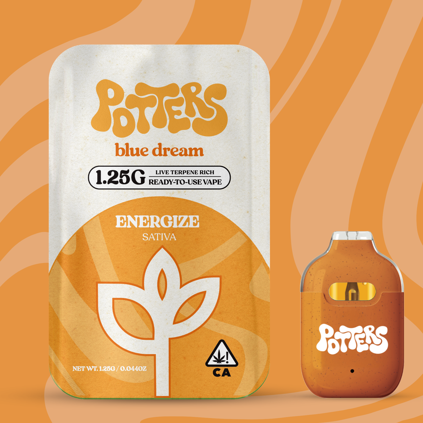 b710ac6c-b760-446d-92e2-5e96fc4ac54b POTTERS - Blue Dream - LIVE TERPENE RICH AIO VAPE - 2g - Image 1