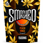 SMASHED - Peach Rings - Cannabis Infused Gummies THC 1500mg