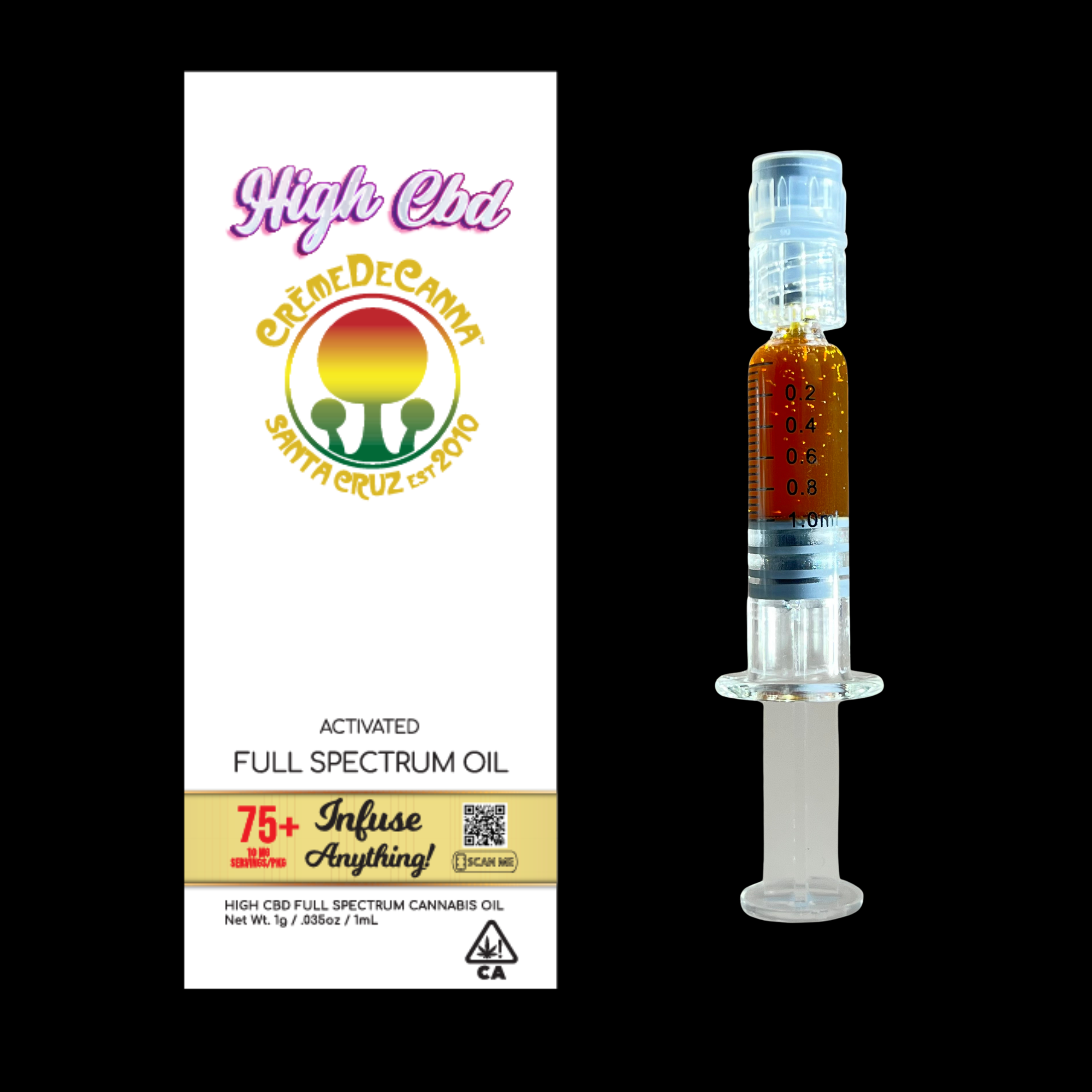 f414633f-47fa-41db-b48c-04e6ebb0bc96 Creme De Canna - Full Spectrum Oil (FSO) - High CBD - 1g - Image 1