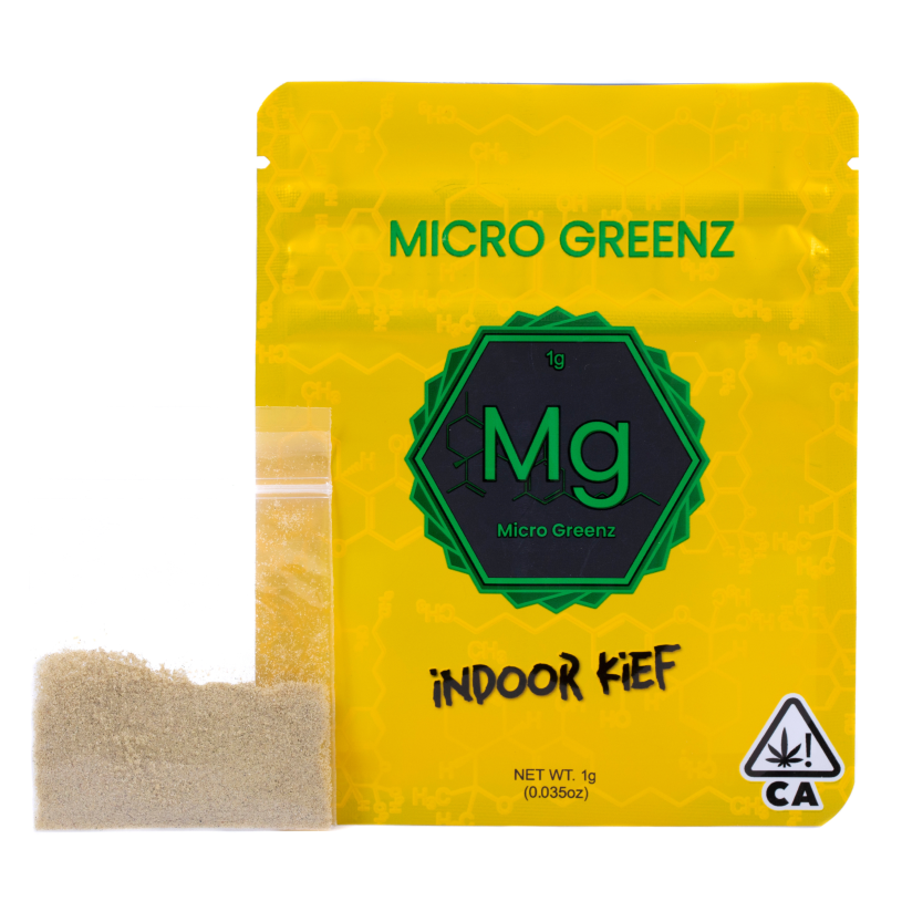 KIEF Small-1776118042 Micro Greenz - Purple Gas Face (Indica) - Premium Kief 1g (special 250th Birthday 50% OFF) - Image 1
