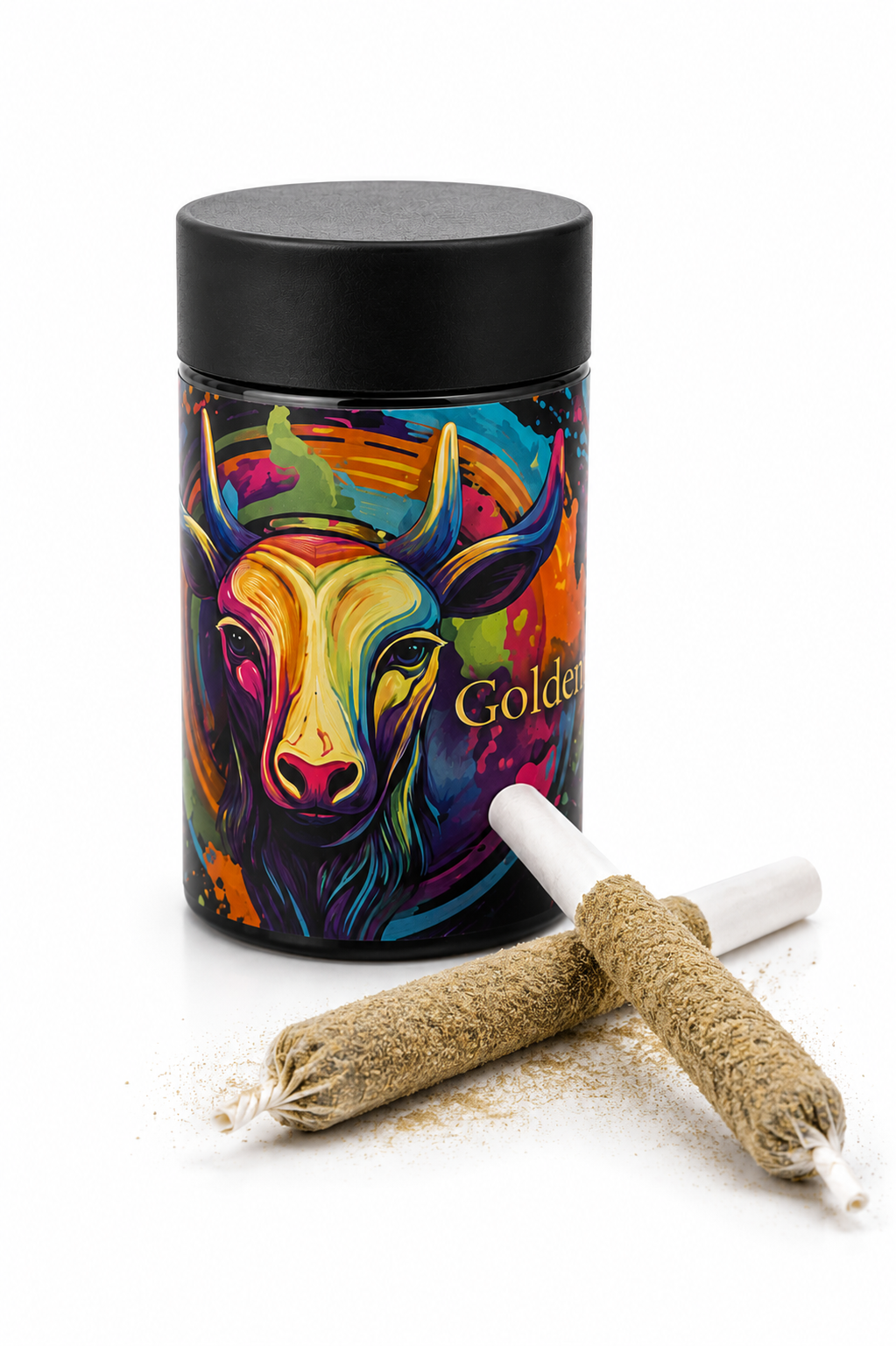 b4d7465c-8dce-4e9a-8e3b-cc2c71b92dd0 420SPACE - GOLDEN GOAT - Baby Joints Kief Infused 10pk (6g) SUMMER DEAL!! - Image 1