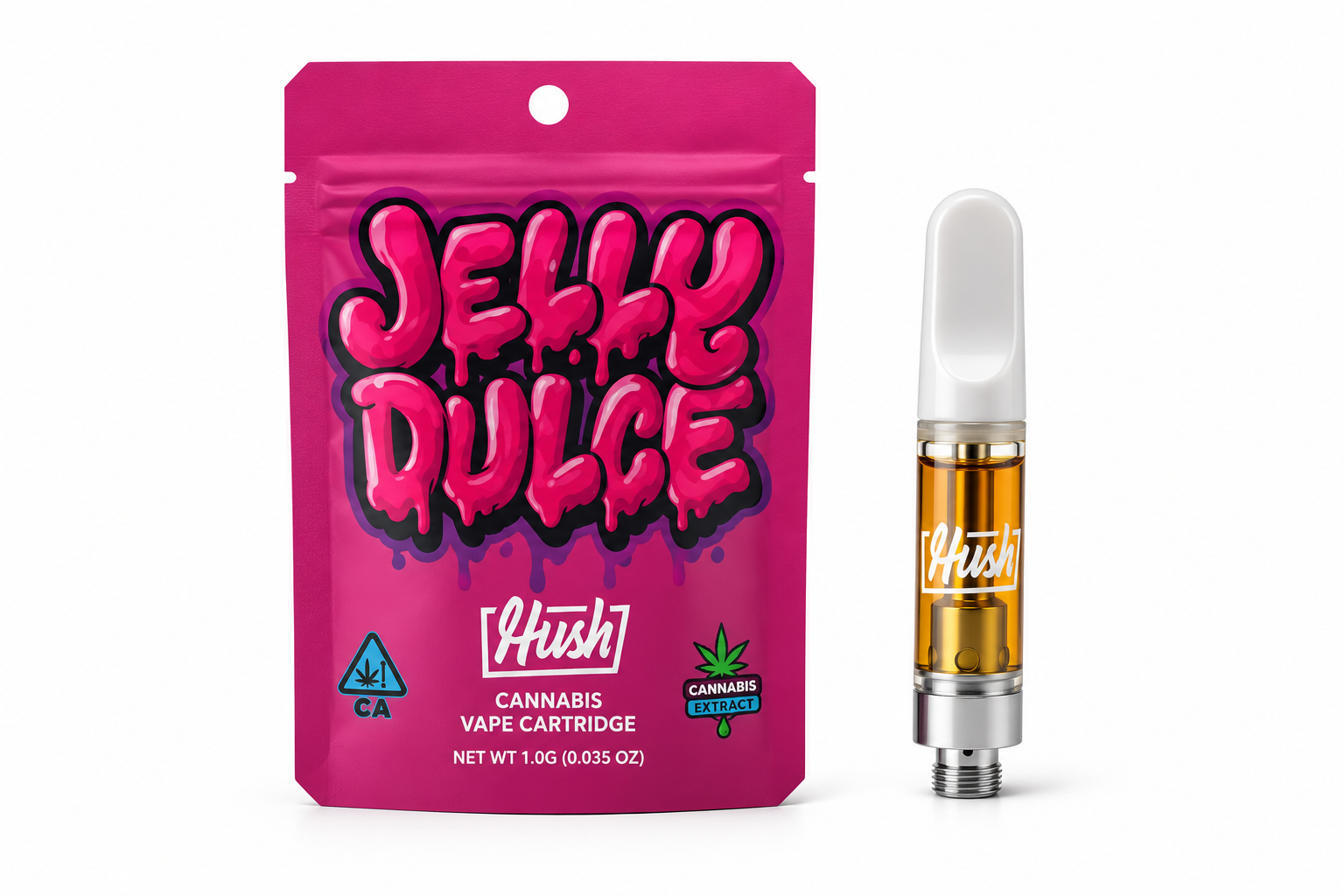 f94e7bf0-be08-4fe0-b9ea-a794d8ed0870 HUSH - Jelly Dulce (Hybrid) - Cartridge 1g - Image 1