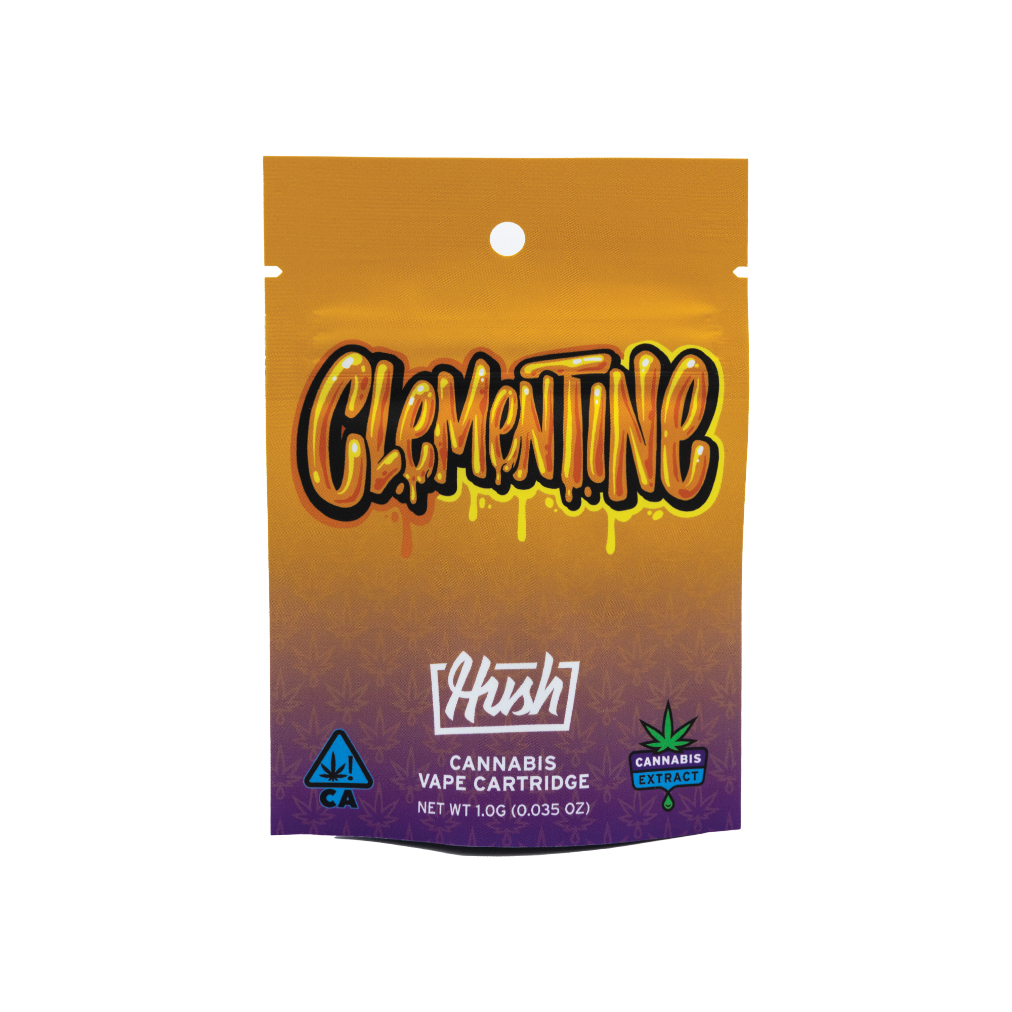 Clementine copy 2-1778043924 HUSH - Clementine (Sativa) - Cartridge 1g - Image 1
