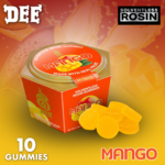 Dee - Gummies (Solventless Rosin) - Bliss - Mango - THC 100mg