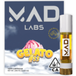 Mad Labs - Gelato #33 (Indica) - Premium Vape Cartridge (Gold Edition) 1g
