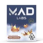 Mad Labs - King Louis XIII (Indica) - Premium Vape Cartridge (Gold Edition) 1g
