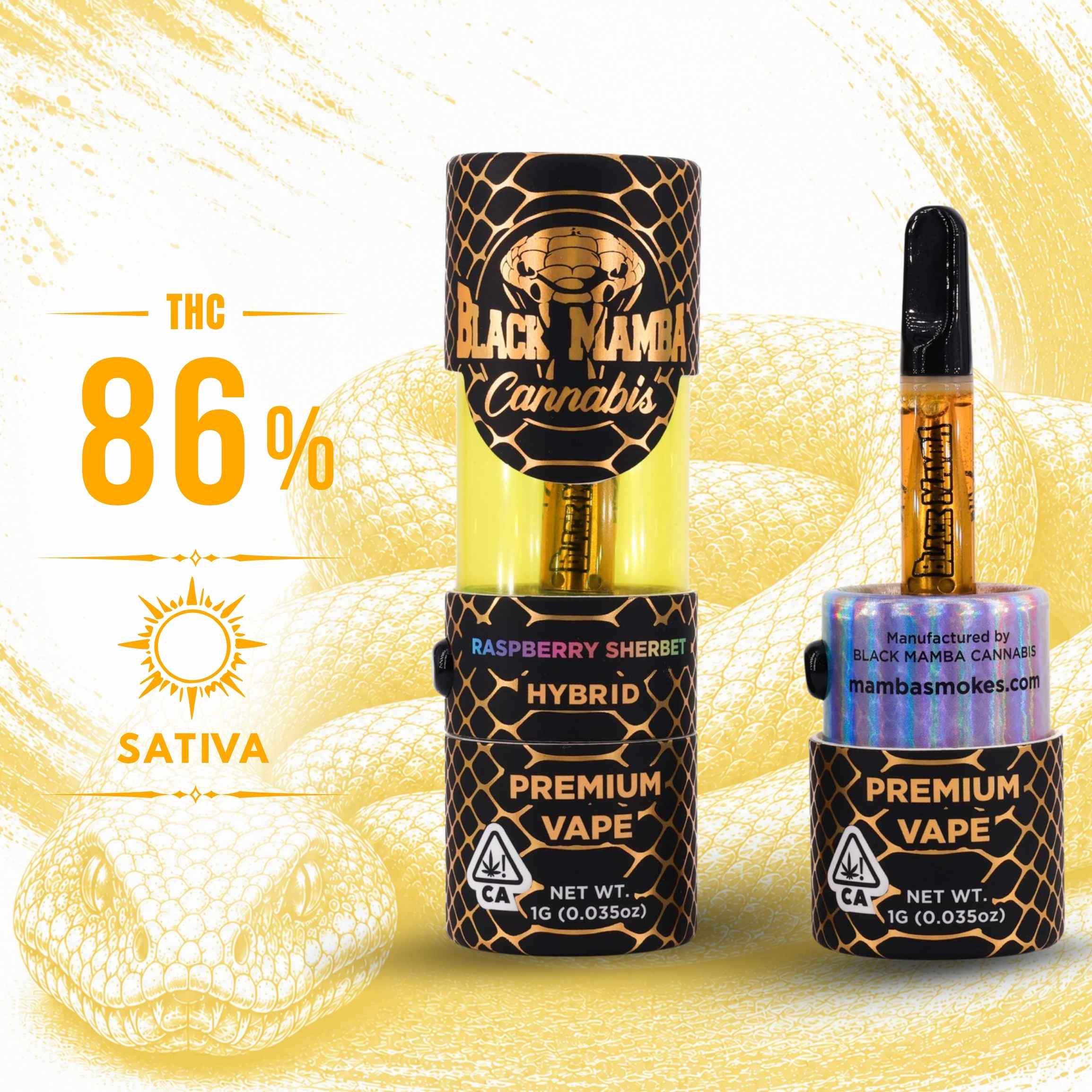 PROMO NABIS #2 (3)-1779143036 Black Mamba - Blue Dream (Sativa) - Live Resin Cartridge 1g - Image 1