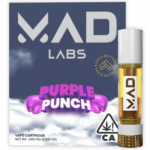 Mad Labs - Purple Punch (Sativa) - Premium Vape Cartridge (Gold Edition) 1g