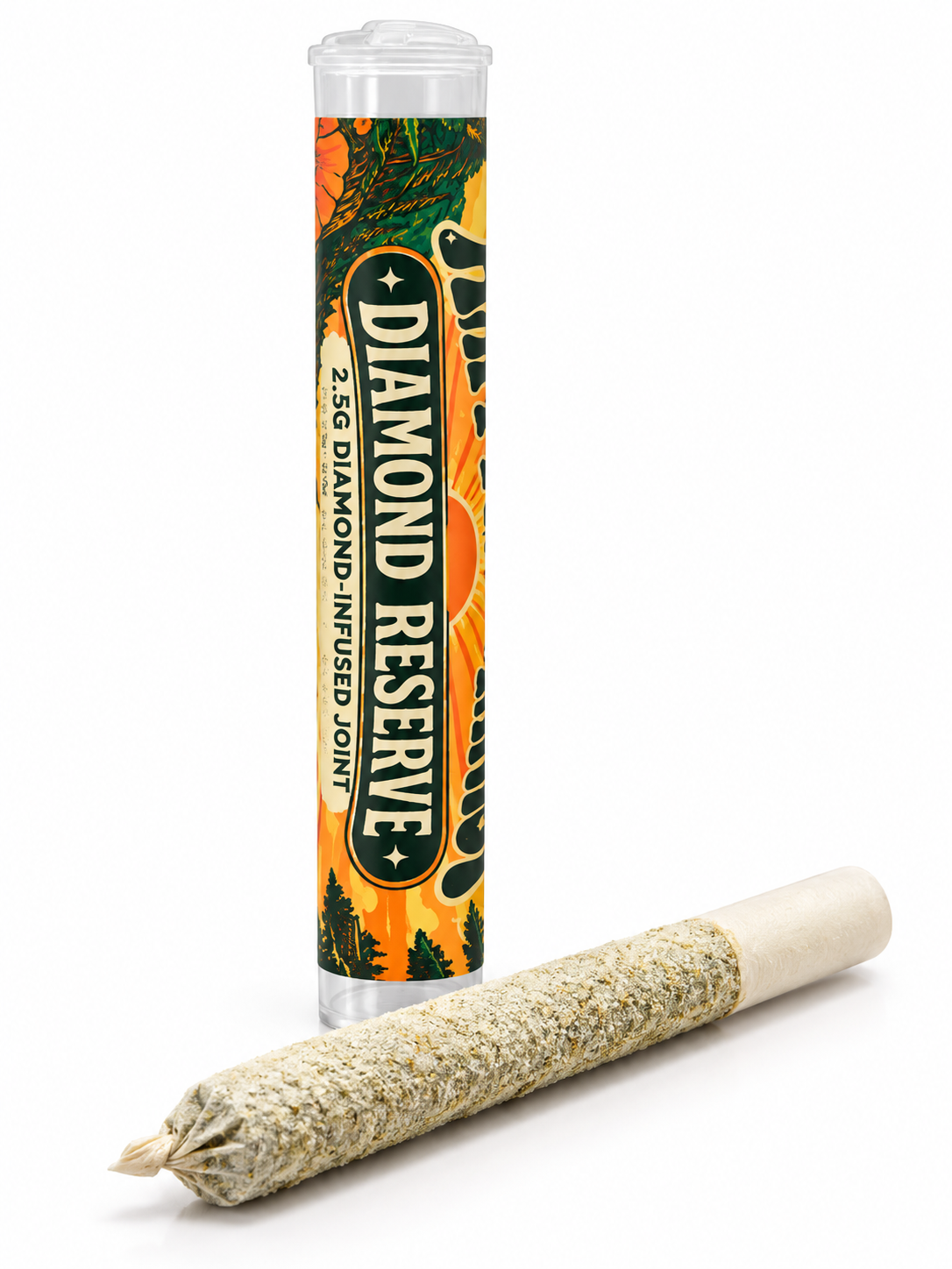 Happy Botanist - Diamond Reserve- Super Runtz (Hybrid) - Diamond Infused Joint (2.5g)