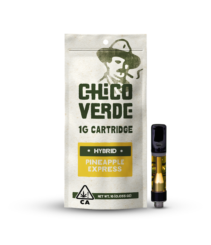 1G Cart_Pineapple Express-1776899560 Chico Verde - Vape Cartridge - Pineapple Express - 1g - Hybrid - Image 1