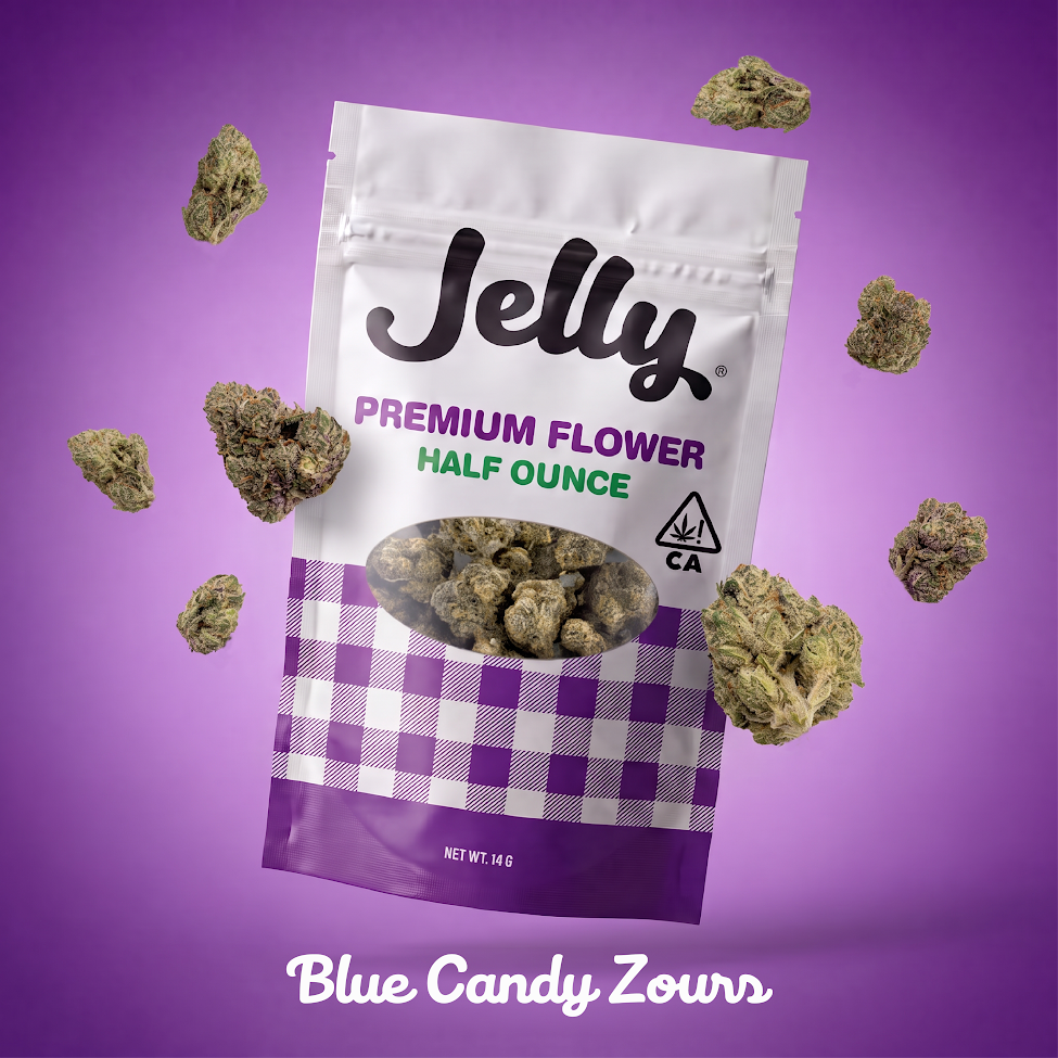 2-2 Jelly - Blue Candy Zours – Premium Flower 1/2oz (14g) - Image 1